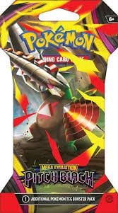 Pokemon TCG Sleeved Booster Pack : Mega Evolution Pitch Black