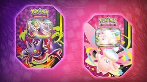 Pokemon TCG : Mega Moonlit Tins MEGA Clefable ex & MEGA Gengar ex