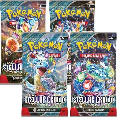 Pokemon TCG Booster Bundle : Scarlet & Violet Sv07 Stellar Crown