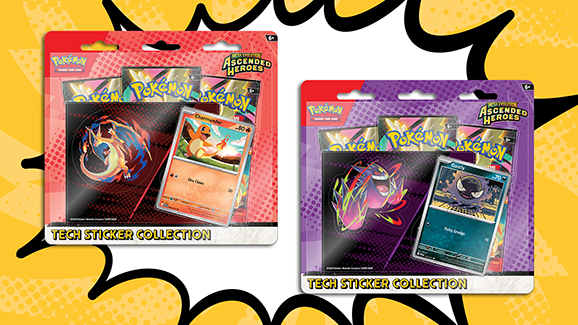 Pokemon TCG : Mega Evolution Ascended Heroes 3 Tech Sticker Collection
