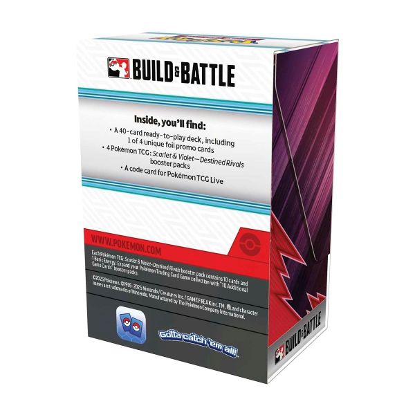 Pokemon TCG : Scarlet & Violet-Destined Rivals Build & Battle Box