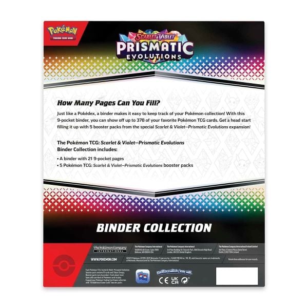 Pokemon TCG : Scarlet & Violet Prismatic Evolutions Binder Collection