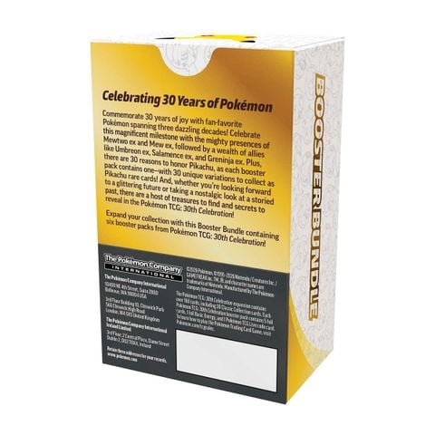 Pokemon TCG Booster Bundle : 30th Celebration