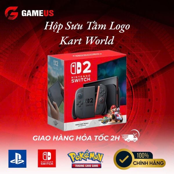Máy Nintendo Switch 2 ( Hộp Logo Kart World Sưu Tầm )