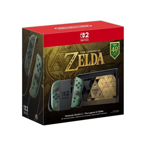 Máy Nintendo Switch 2 : The Legend of Zelda Ocarina of Time Limited Edition 40th Anniversary