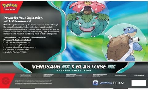 Pokemon TCG : Venusaur & Blastoise ex Premium Collection