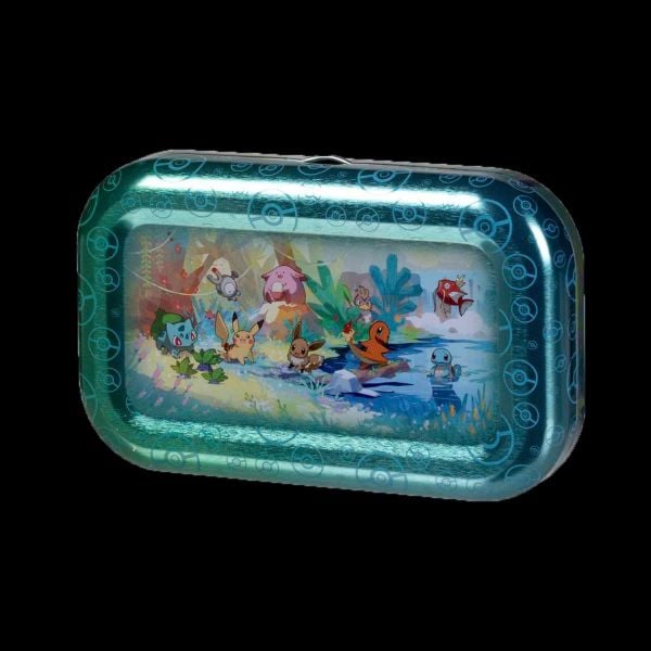 Thẻ Bài Pokemon TCG: Kanto Friends (Eevee) Mini Tin Display Box 10 Tins