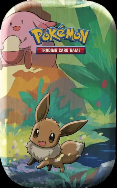 Thẻ Bài Pokemon TCG: Kanto Friends (Eevee) Mini Tin Display Box 10 Tins