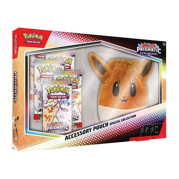 Pokemon TCG : Scarlet & Violet—Prismatic Evolutions Accessory Pouch Special Premium Collection