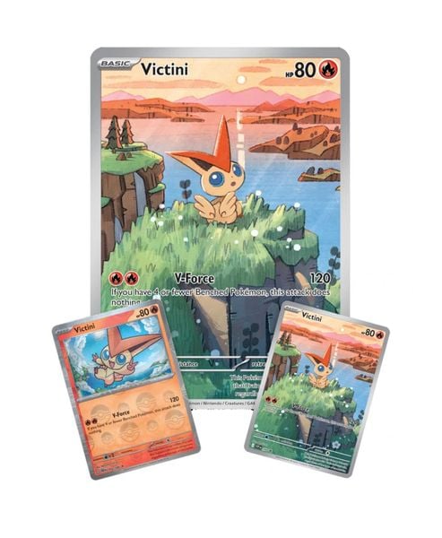 Pokemon TCG : Scarlet & Violet 10.5 – Black Bolt & White Flare – Unova Victini Illustration Premium Collection