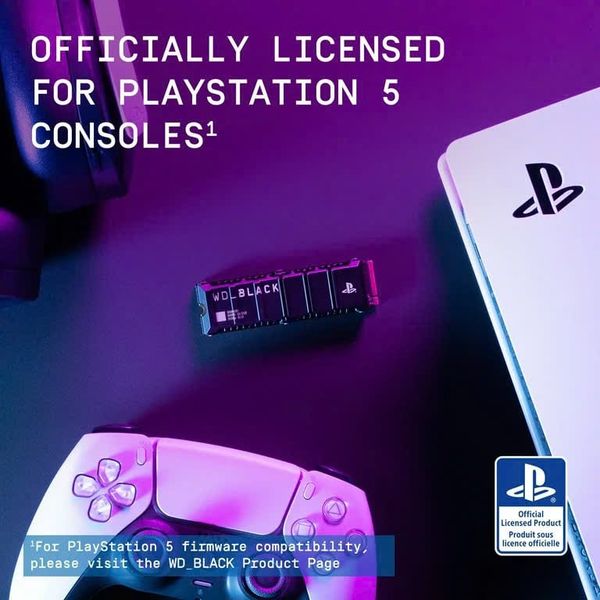 Ổ Cứng Thể Rắn 1TB và 2TB Cho Máy Chơi Game PS5 Của Western Digital WD_BLACK SN850
