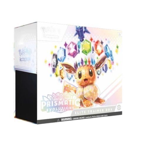 Pokemon TCG : Scarlet & Violet Prismatic Evolutions Elite Trainer Box