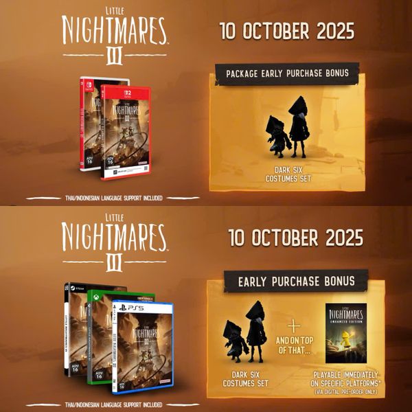 Game Nintendo Switch 2 Little Nightmares III