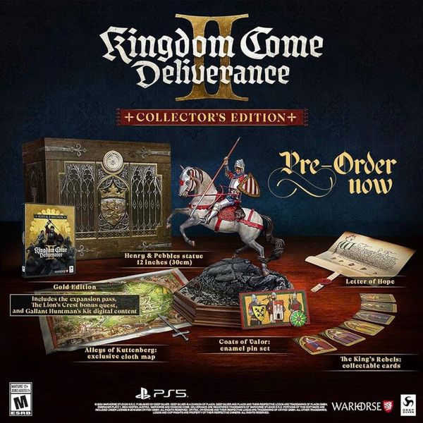 Đĩa Game PS5 Kingdom Come Deliverance II Collector's Edition
