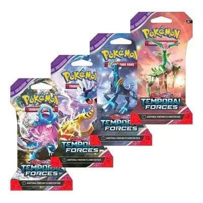 Pokemon TCG Sleeved Booster Pack : Scarlet & Violet Temporal Forces