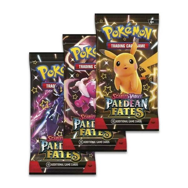 Pokemon TCG : Paldean Fates Fidough Tech Sticker Collection