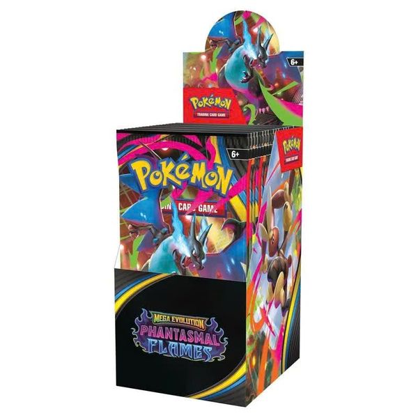 Pokemon TCG Half Booster Box : Mega Evolution 2 Phantasmal Flames 18 Pack