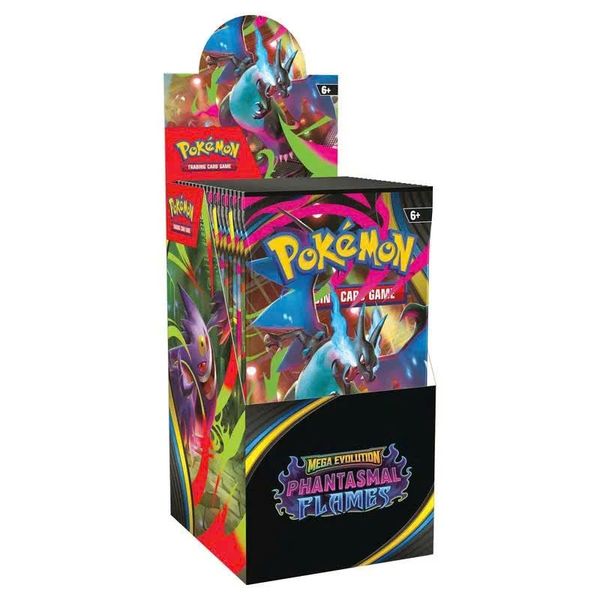 Pokemon TCG Half Booster Box : Mega Evolution 2 Phantasmal Flames 18 Pack