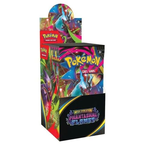 Pokemon TCG Half Booster Box : Mega Evolution 2 Phantasmal Flames 18 Pack