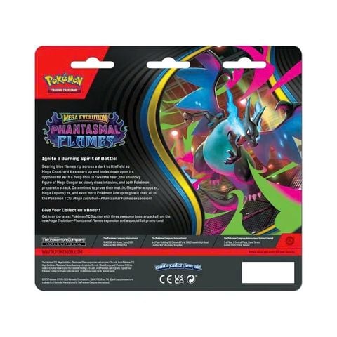 Pokemon TCG :  Phantasmal Flames 3 Pack Blister