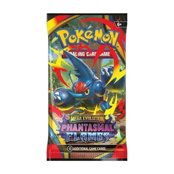 Pokemon TCG Half Booster Box : Mega Evolution 2 Phantasmal Flames 18 Pack