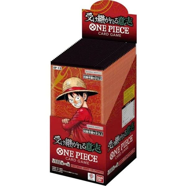 Thẻ bài TCG One Piece Card Game Inherited Will OP-13 Booster Box (Japanese)