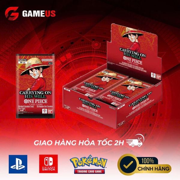 Thẻ bài TCG One Piece OP13 Carrying On His Will Booster Box (English)