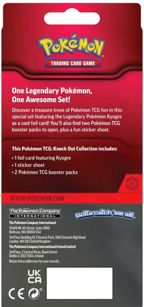 Pokemon TCG: Knock Out Collection (Suicune or Kyogre)