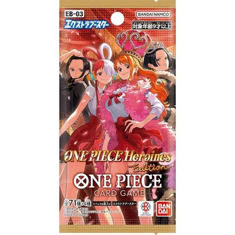 Thẻ bài TCG One Piece Extra Booster Heroines Edition EB-03 (Japanese)