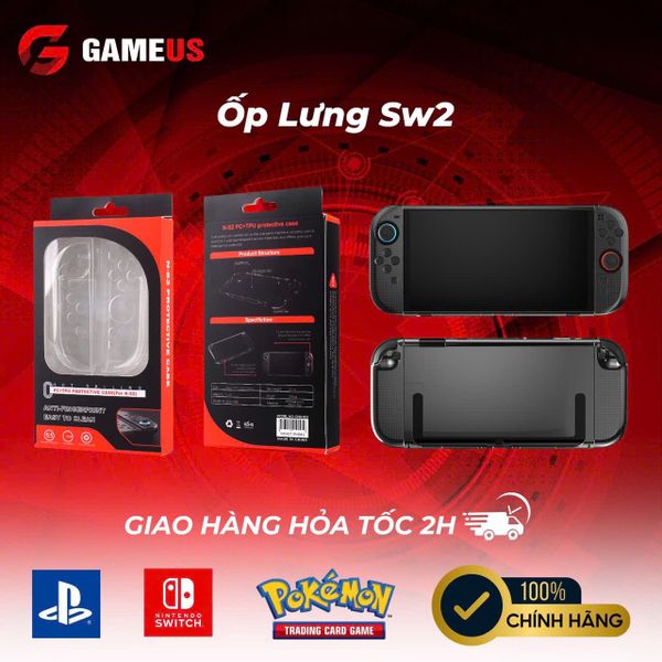 Ốp Lưng Bảo Vệ Trong Suốt Chống Trầy Xước Có Chân Đế Cho Nintendo Switch 2