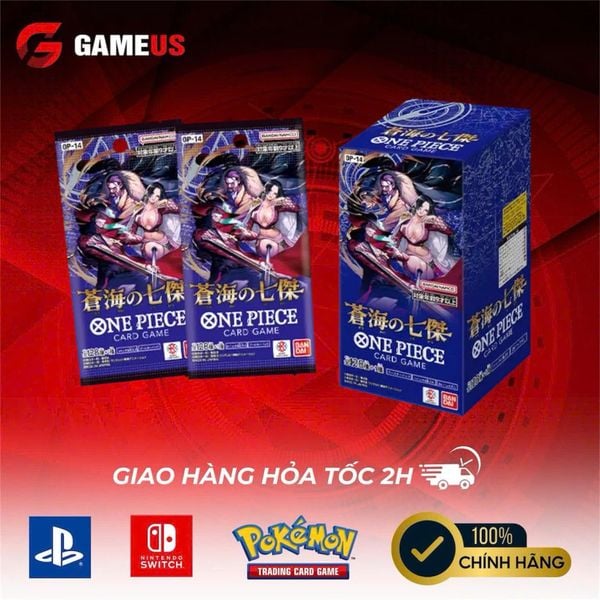 Thẻ bài TCG One Piece The Seven Heroes Of The Blue Sea Booster Pack OP14 (Japanese)