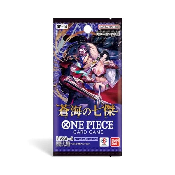 Thẻ bài TCG One Piece The Seven Heroes Of The Blue Sea Booster Pack OP14 (Japanese)
