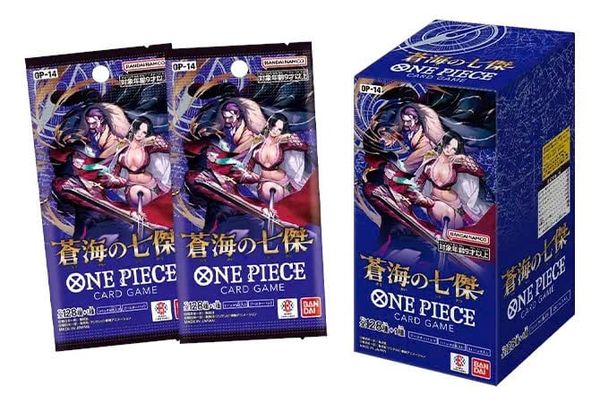 Thẻ bài TCG One Piece The Seven Heroes Of The Blue Sea Booster Pack OP14 (Japanese)