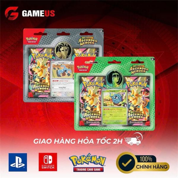 Pokemon TCG : Mega Evolution 3 Ascended Heroes 2 Tech Sticker Collection