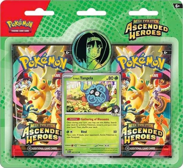 Pokemon TCG : Mega Evolution 3 Ascended Heroes 2 Tech Sticker Collection