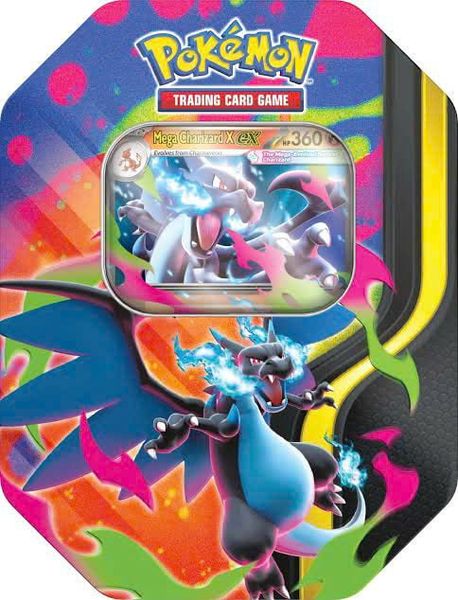 Pokemon TCG : Mega Evolution Charizard ex Mini Tin