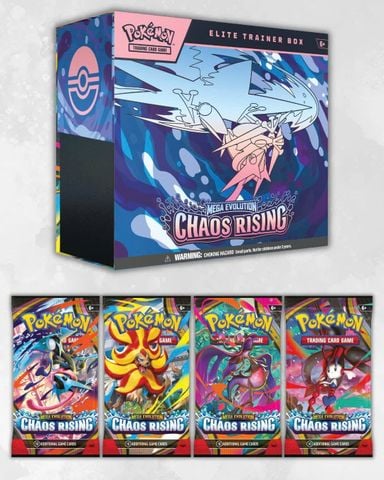 Pokemon TCG Mega Evolution Elite Trainer Box : Chaos Rising