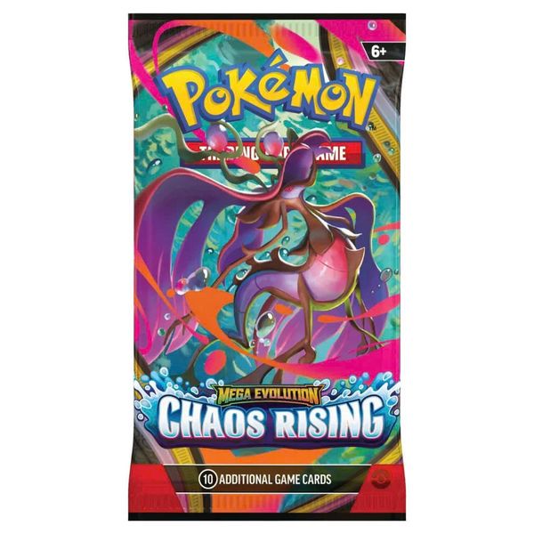 Pokemon TCG 3 Pack Blister : Mega Evolution Chaos Rising
