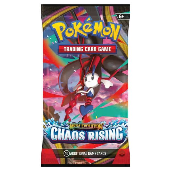 Pokemon TCG 3 Pack Blister : Mega Evolution Chaos Rising