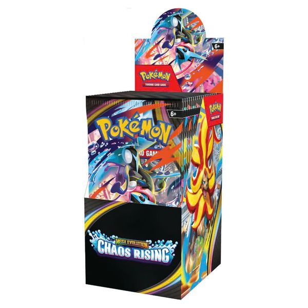 Pokemon TCG Half Booster Box : Mega Evolution Chaos Rising