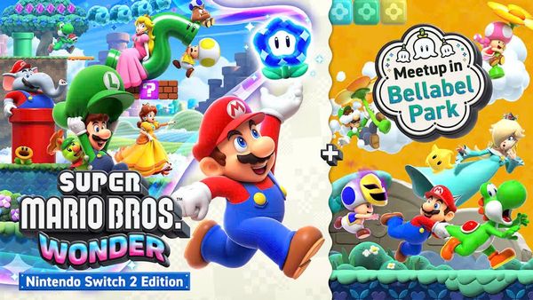 Game Nintendo Switch 2 Super Mario Bros Wonder 2 Edition + Meetup in Bellabel Park