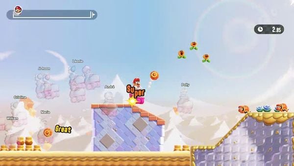 Game Nintendo Switch 2 Super Mario Bros Wonder 2 Edition + Meetup in Bellabel Park