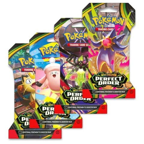 Pokemon TCG Sleeved Booster Pack : Mega Evolution - Perfect Order