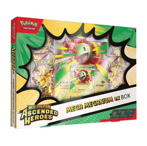 Pokemon TCG : Mega Evolution Ascended Heroes Mega Meganium Ex Box ME2.5 Collection