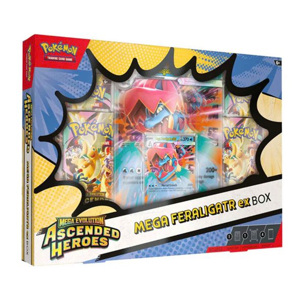 Pokemon TCG : Mega Evolution Ascended Heroes Mega Feraligatr Ex Box ME2.5 Collection