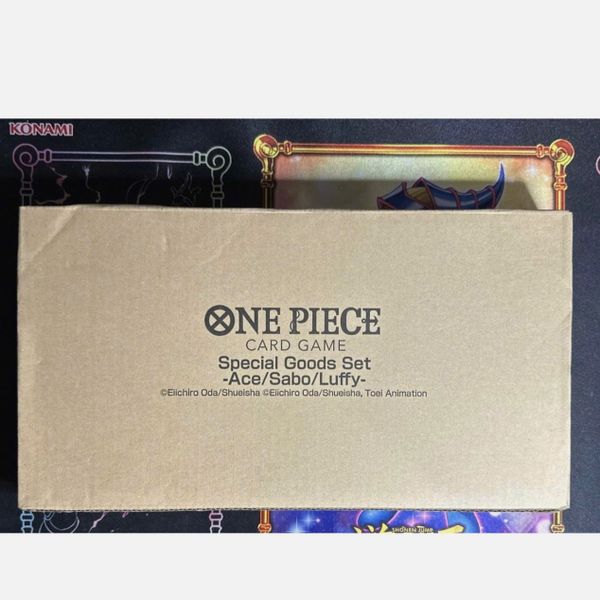 Thẻ bài TCG One Piece Card Game Special Goods Set Ace Sabo Luffy Limited Edition w Ace Card