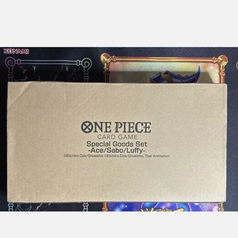 Thẻ bài TCG One Piece Card Game Special Goods Set Ace Sabo Luffy Limited Edition w Ace Card