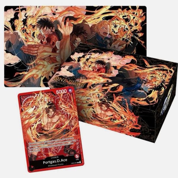 Thẻ bài TCG One Piece Card Game Special Goods Set Ace Sabo Luffy Limited Edition w Ace Card