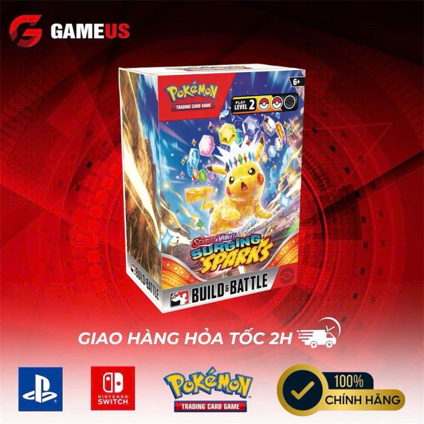 Pokemon TCG : Surging Sparks Build & Battle Box