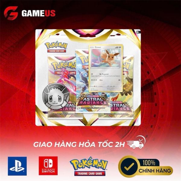 Pokemon TCG :  Astral Radiance 3 Pack Blister